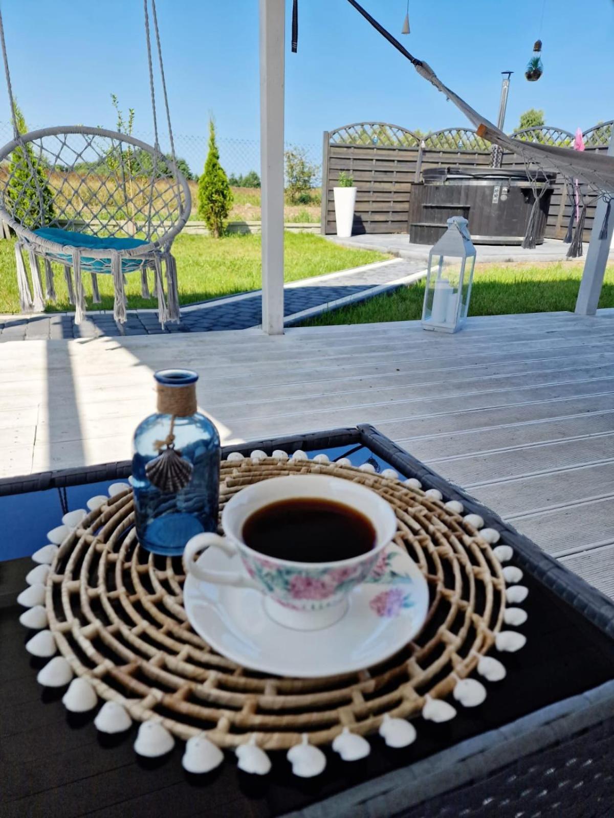 Diamenty Baltyku Domki Wakacyjne Balia Z Jacuzzi Mielenko Exterior foto